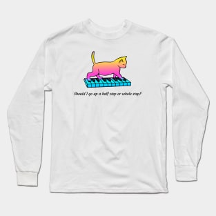 Music Theory Cat Long Sleeve T-Shirt